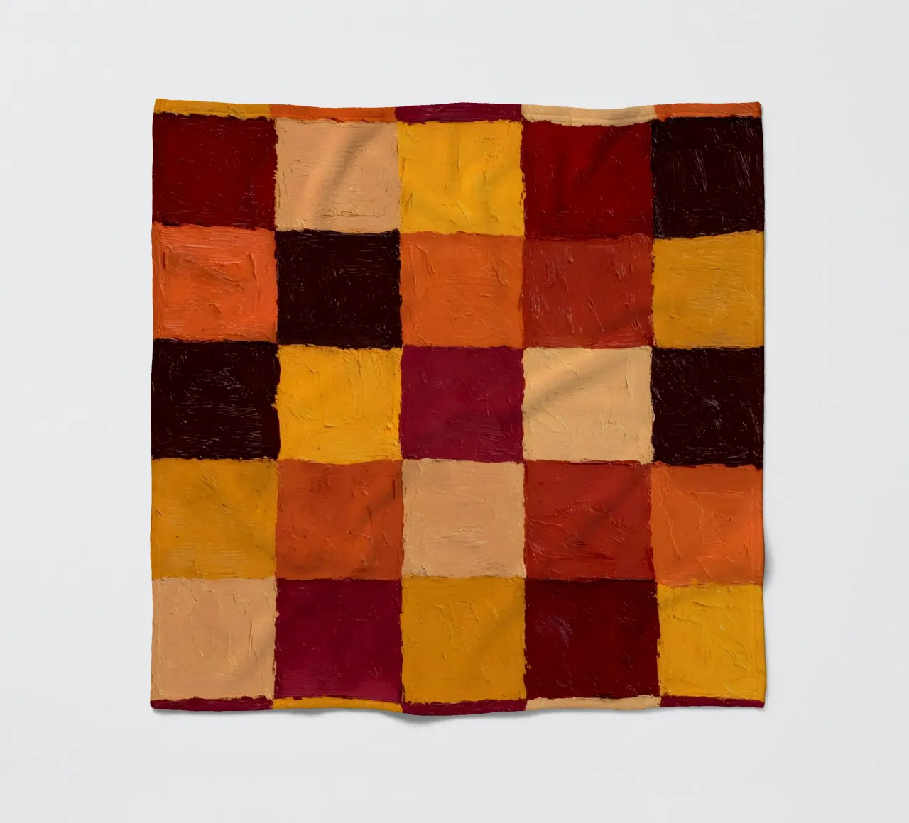 Rustic Checkers coperta in pile da Gypsy Galleria