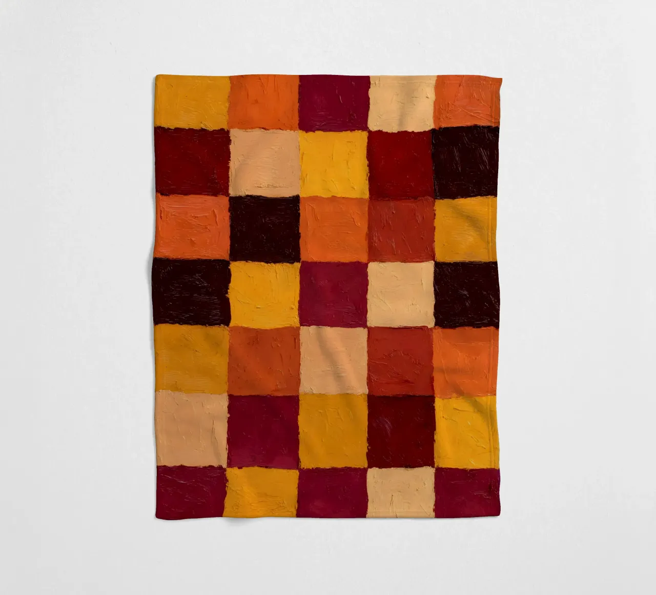 Rustic Checkers coperta in pile da Gypsy Galleria