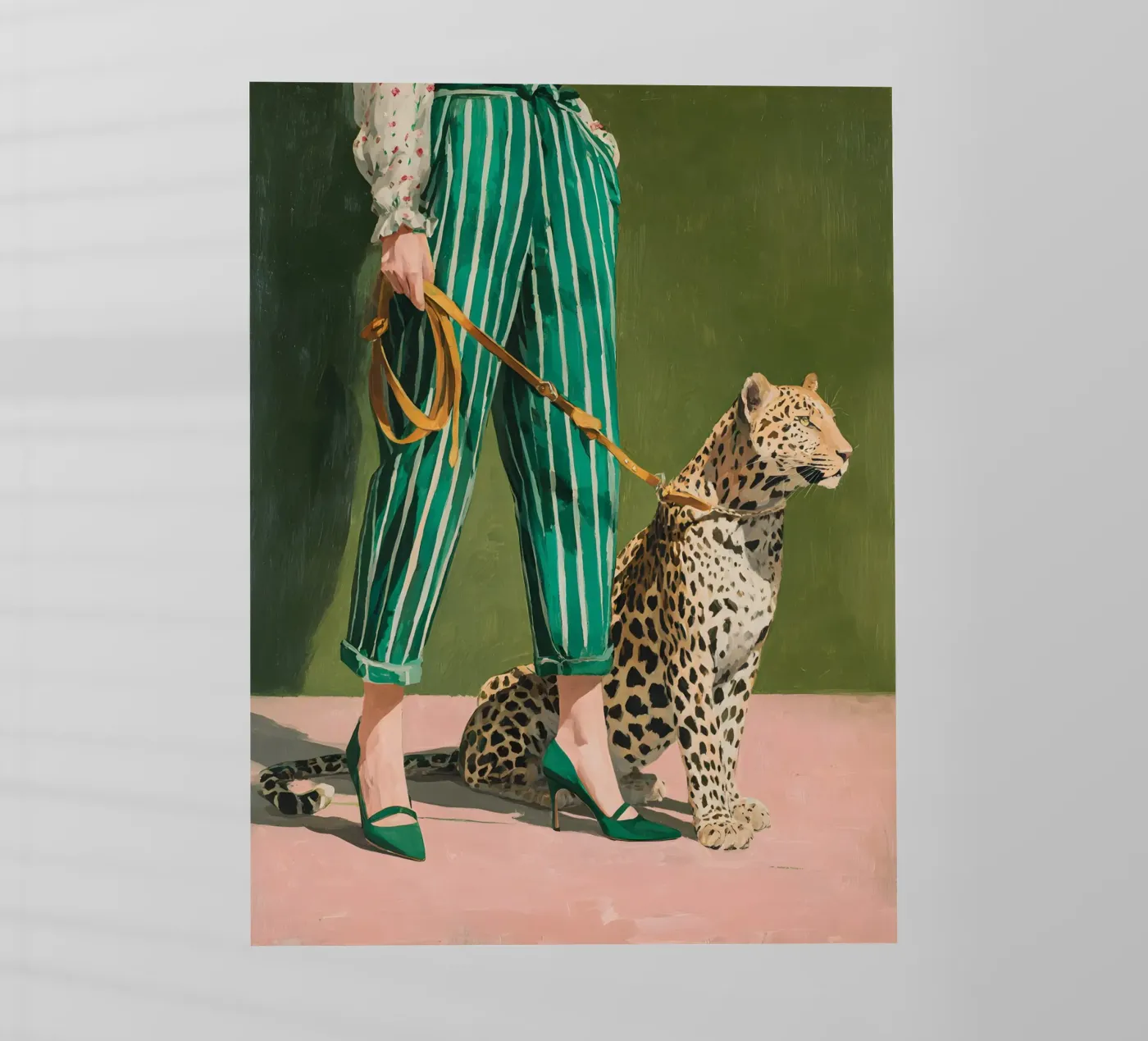 Leopard Luxe backlit folie van Gypsy Galleria