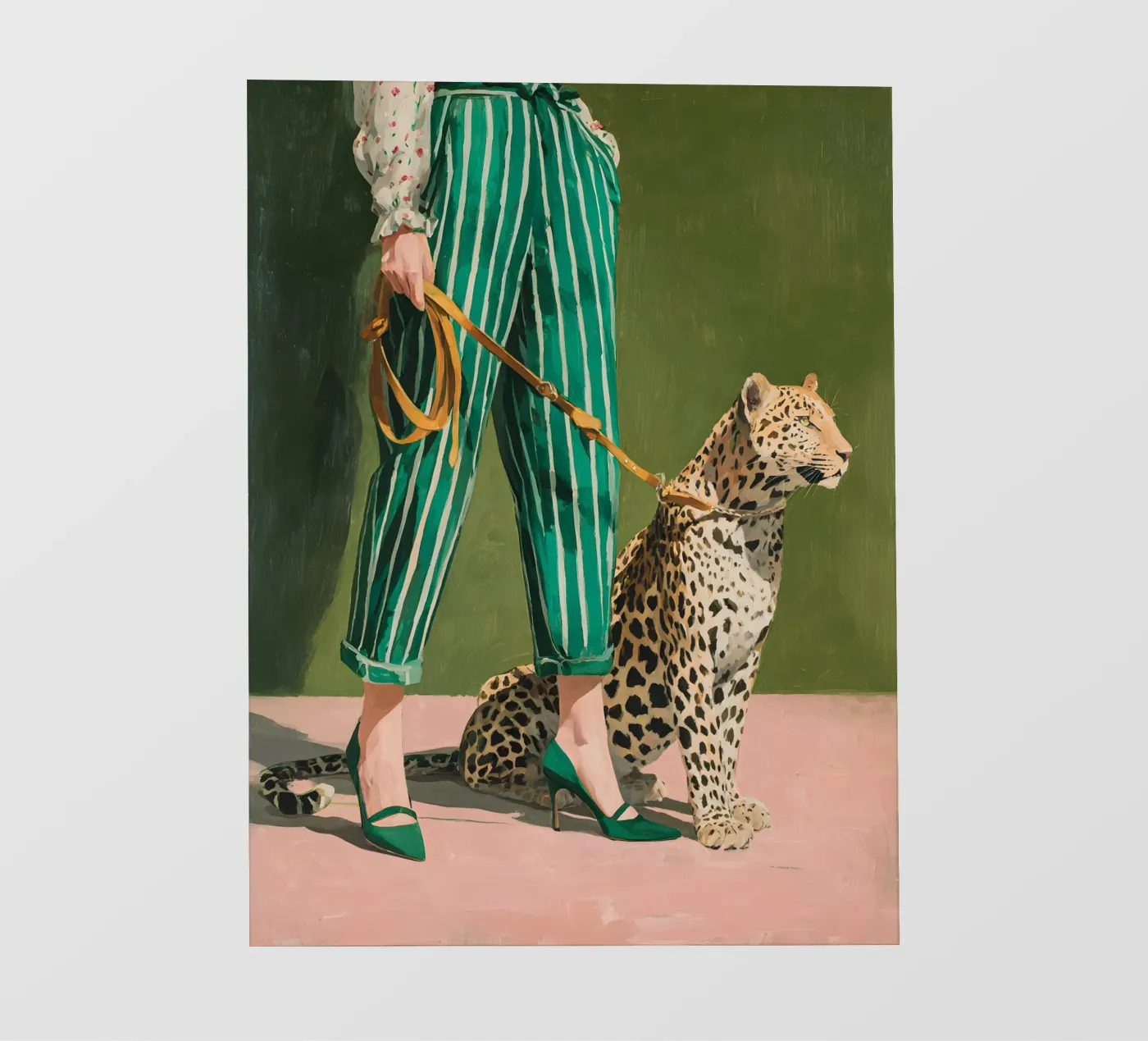 Leopard Luxe backlit folie van Gypsy Galleria