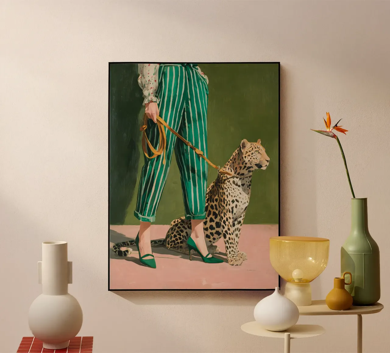 Leopard Luxe plexiglass da Gypsy Galleria