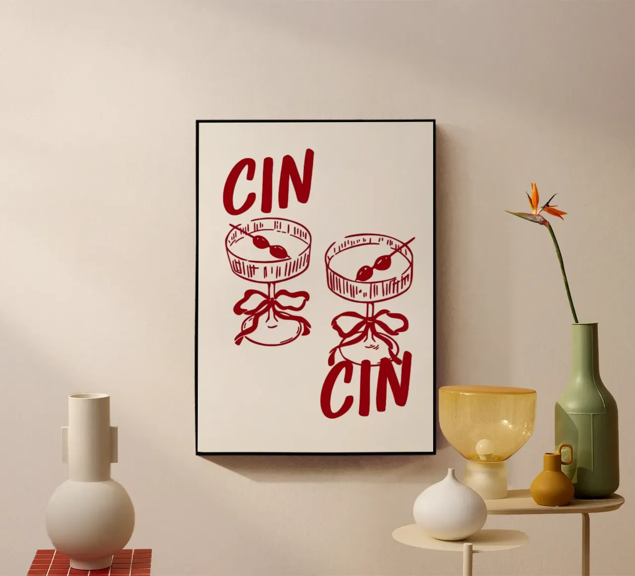 Cin Cin Martini plexiglass da hewitt shop