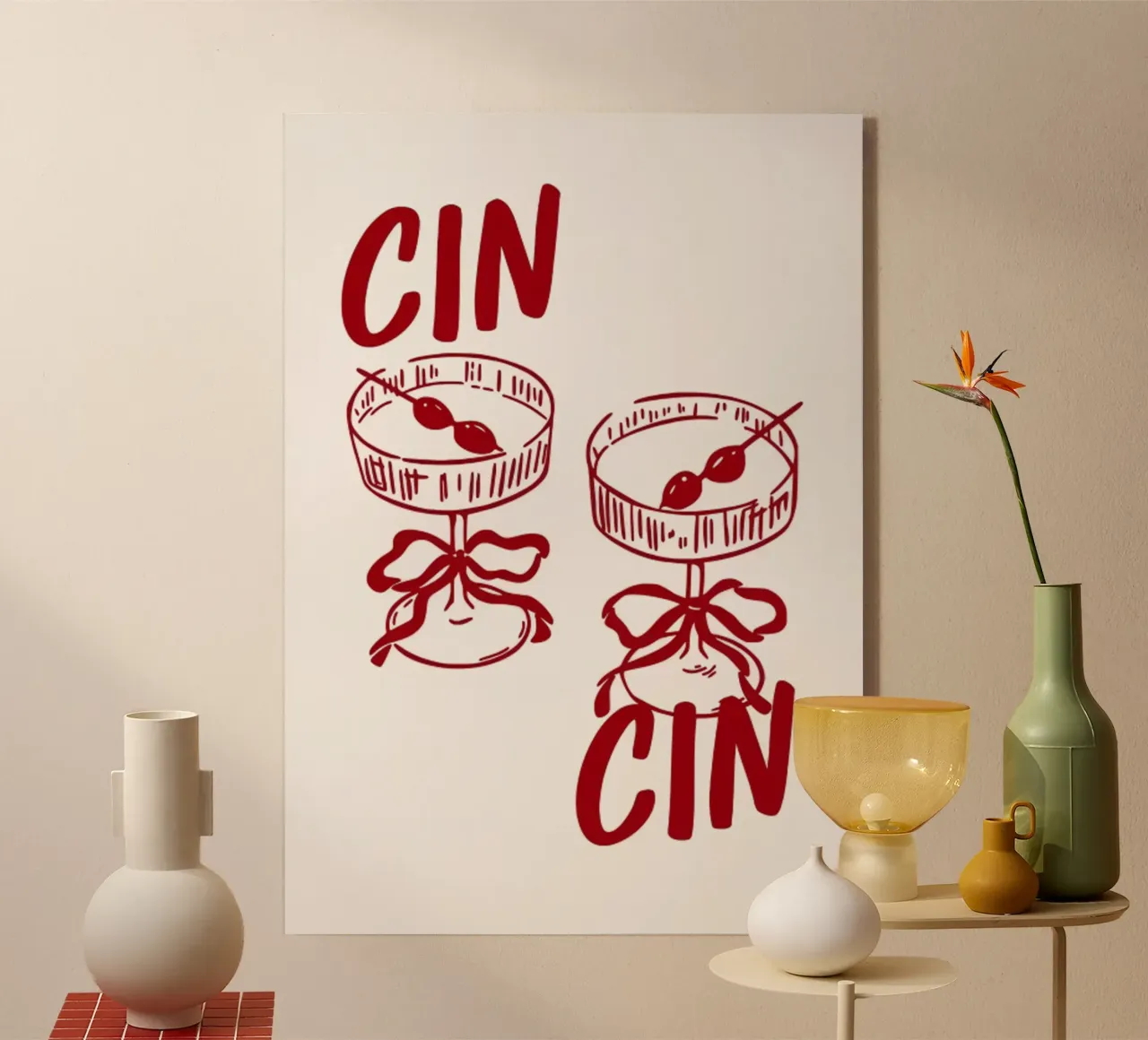 Cin Cin Martini plexiglass da hewitt shop