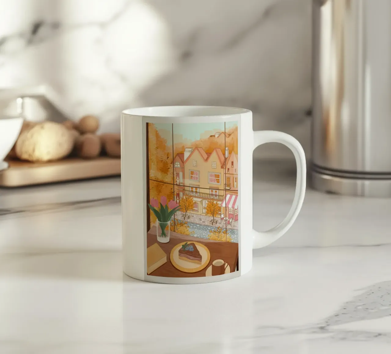Autunno accogliente tazza in ceramica da hewitt shop