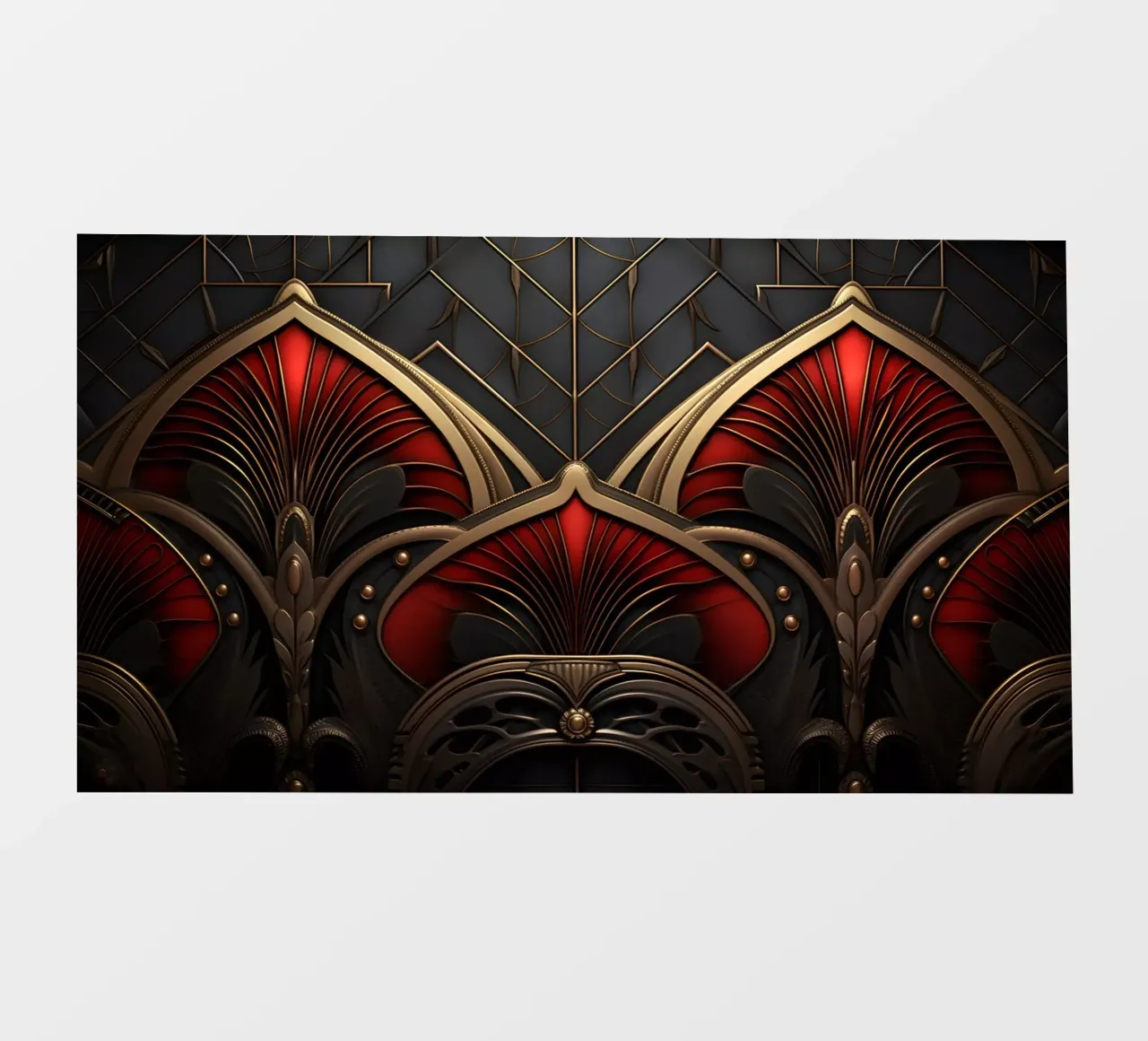 Art Deco 02 telo in pvc da M-Ulrich-Digital Art