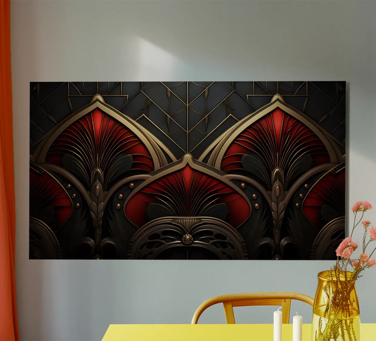 Art Deco 02 Forex-Platte von M-Ulrich-Digital Art
