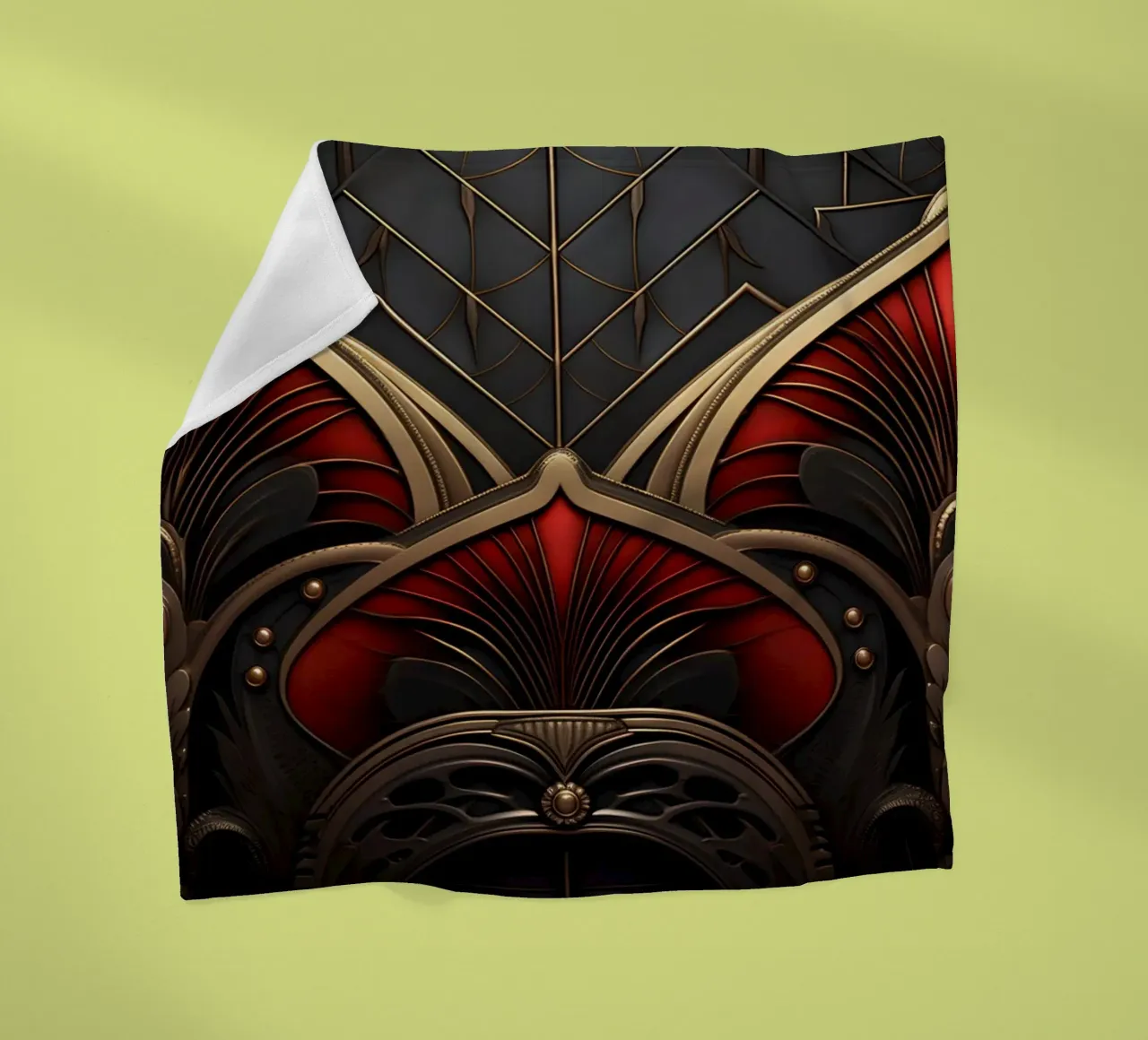 Art Deco 02 coperta in pile da M-Ulrich-Digital Art