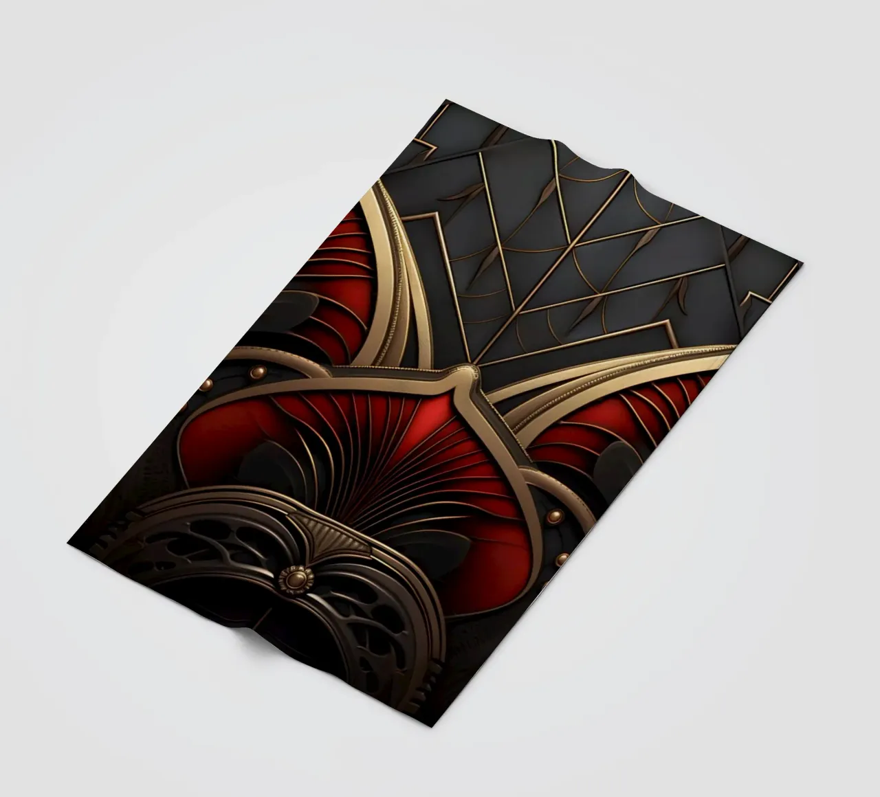 Art Deco 02 coperta in pile da M-Ulrich-Digital Art