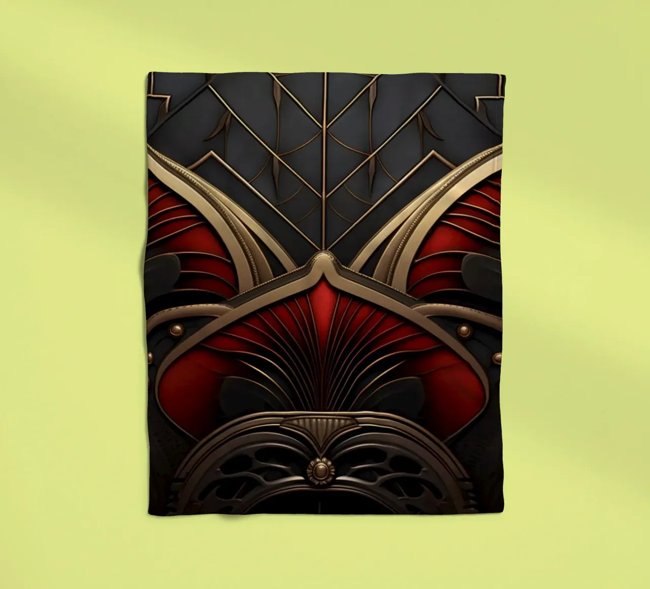 Art Deco 02 coperta in pile da M-Ulrich-Digital Art