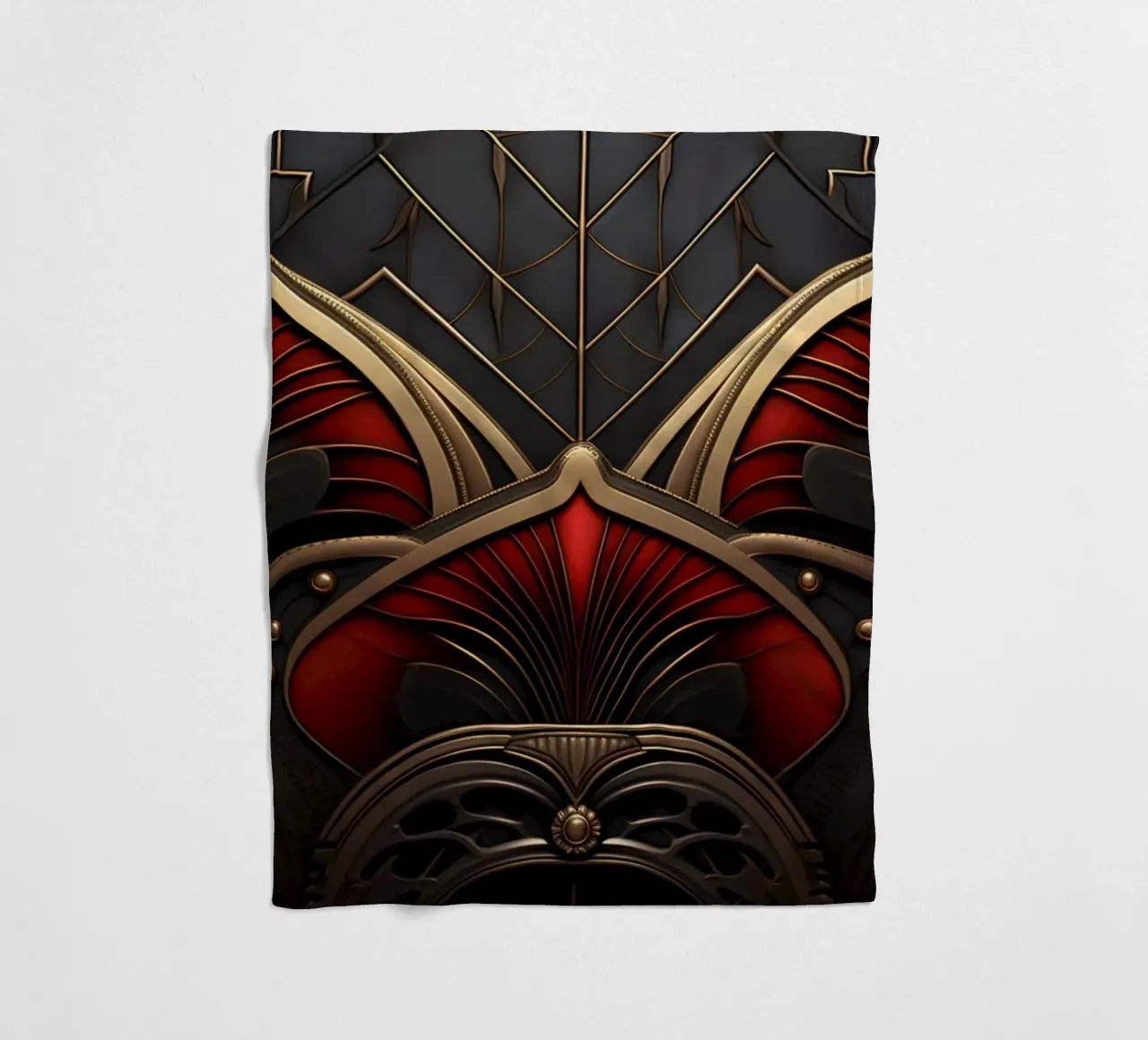 Art Deco 02 coperta in pile da M-Ulrich-Digital Art