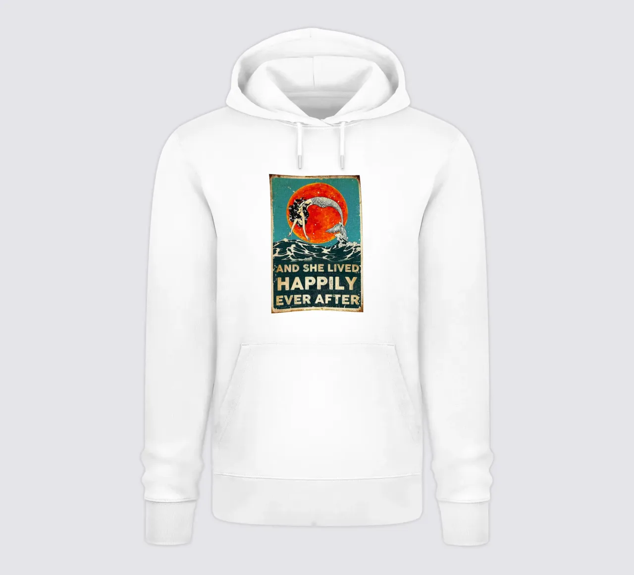 Ha vissuto felicemente felpa con cappuccio da Oliver Ethan