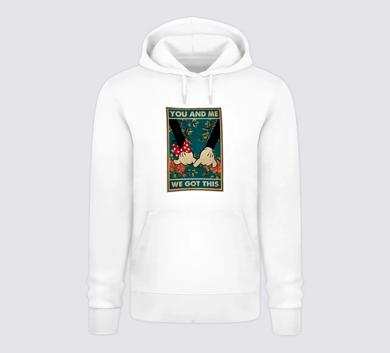 Tu e io felpa con cappuccio da Oliver Ethan