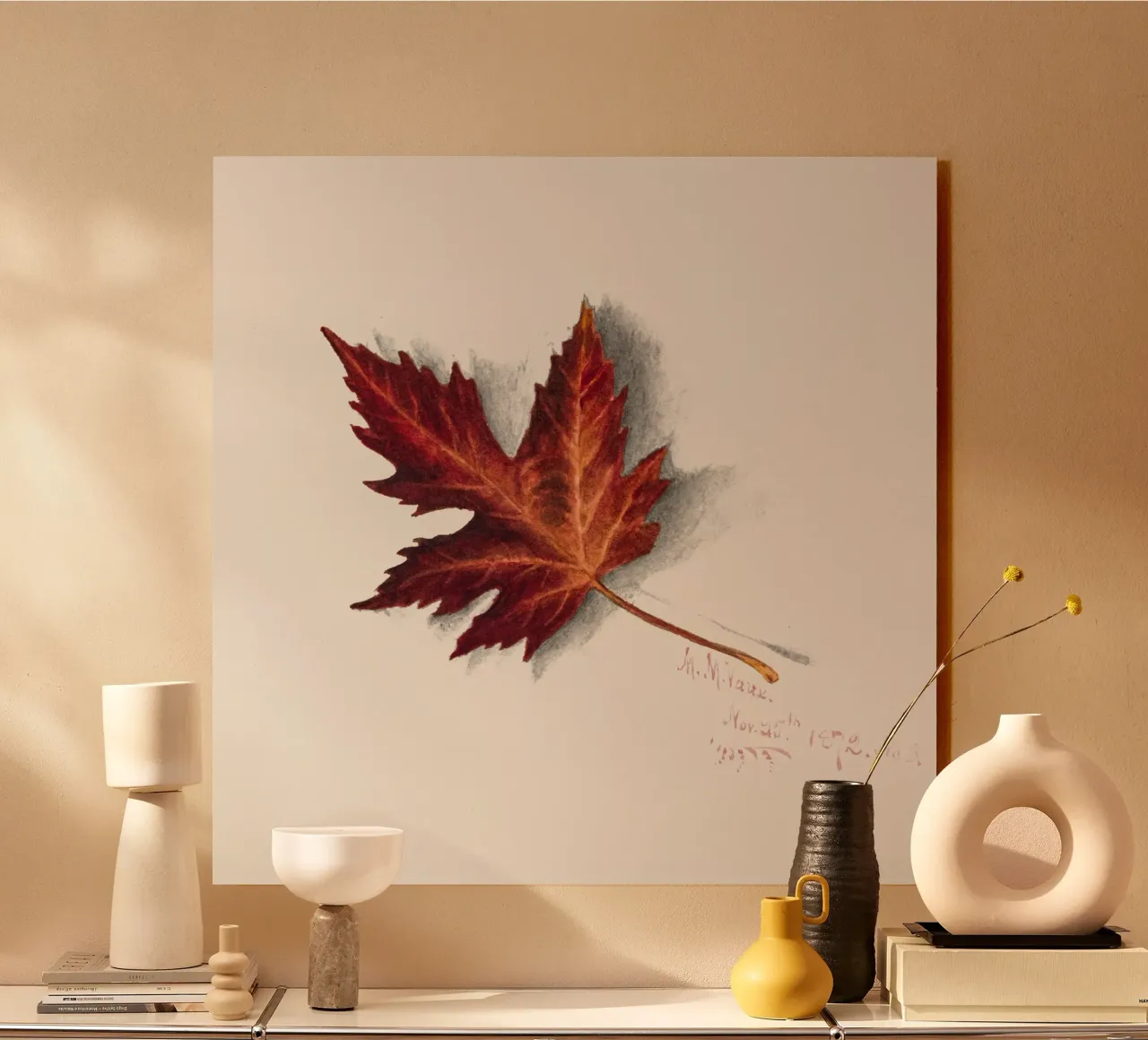 Autumn Leaf x plexiglass da vintageshop