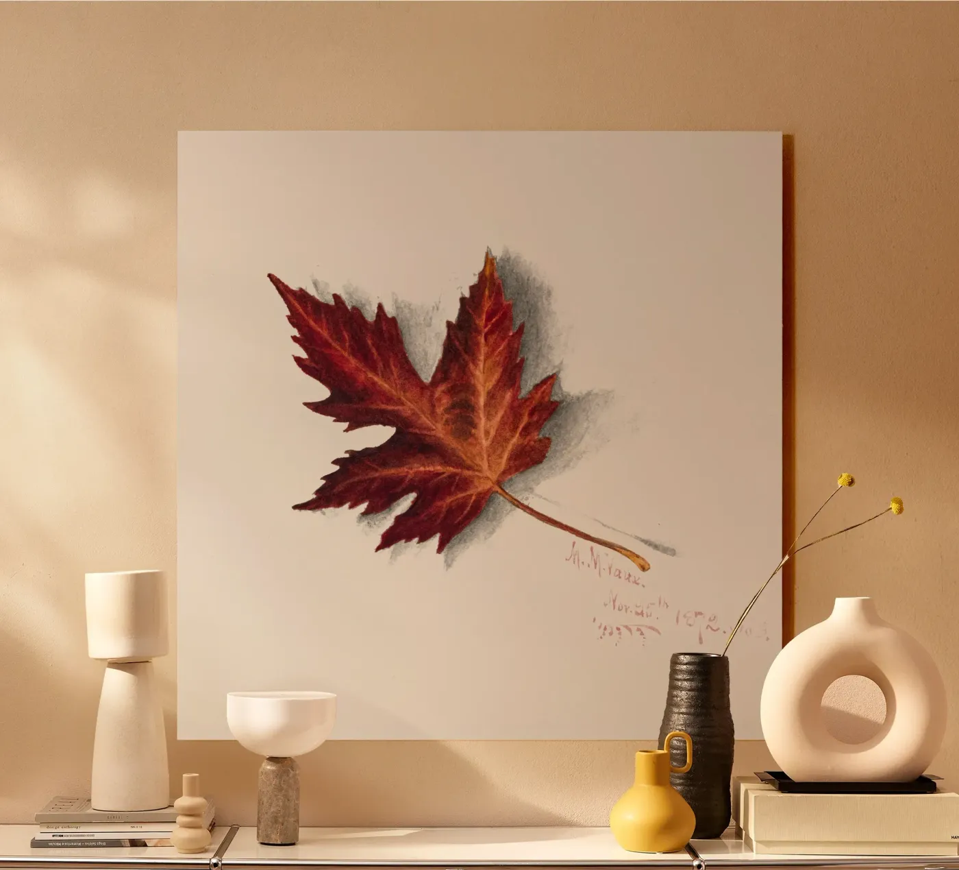 Autumn Leaf x plexiglass da vintageshop