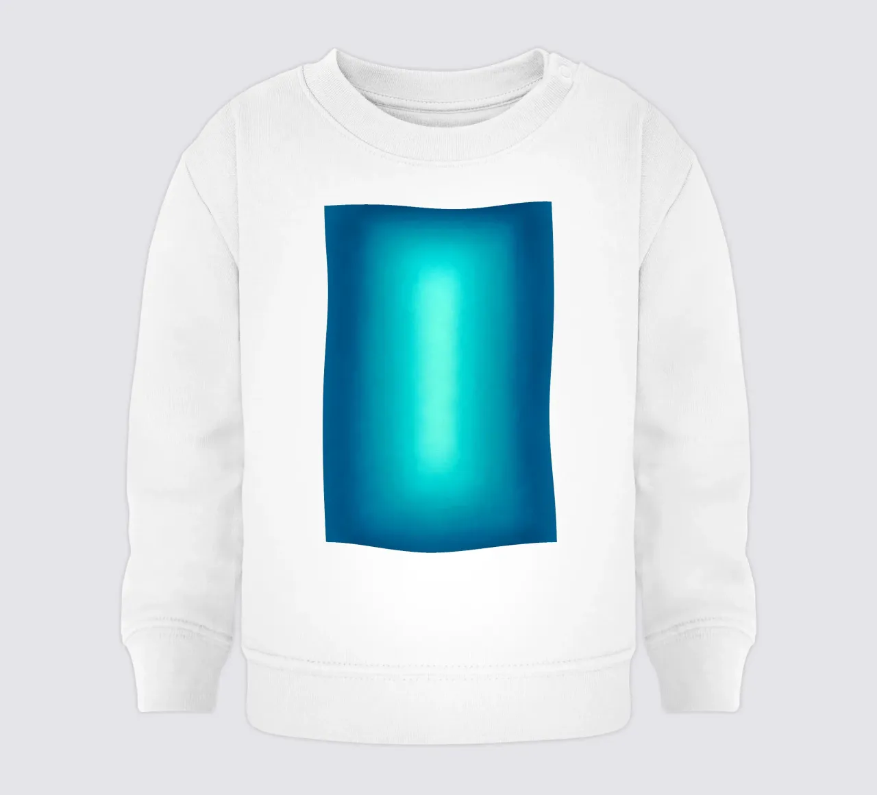 Gradient Glow Art - Centro di luce in blu e turchese felpa neonato da SMPLE