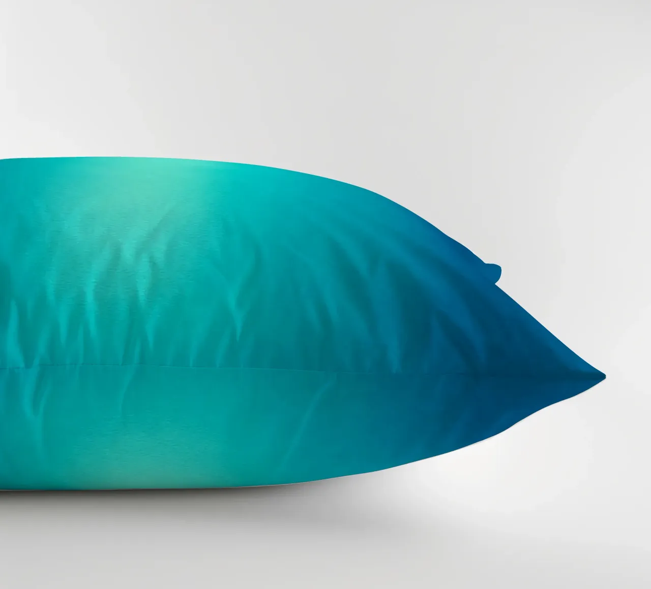 Gradient Glow Art - Centro di luce in blu e turchese cuscino da SMPLE