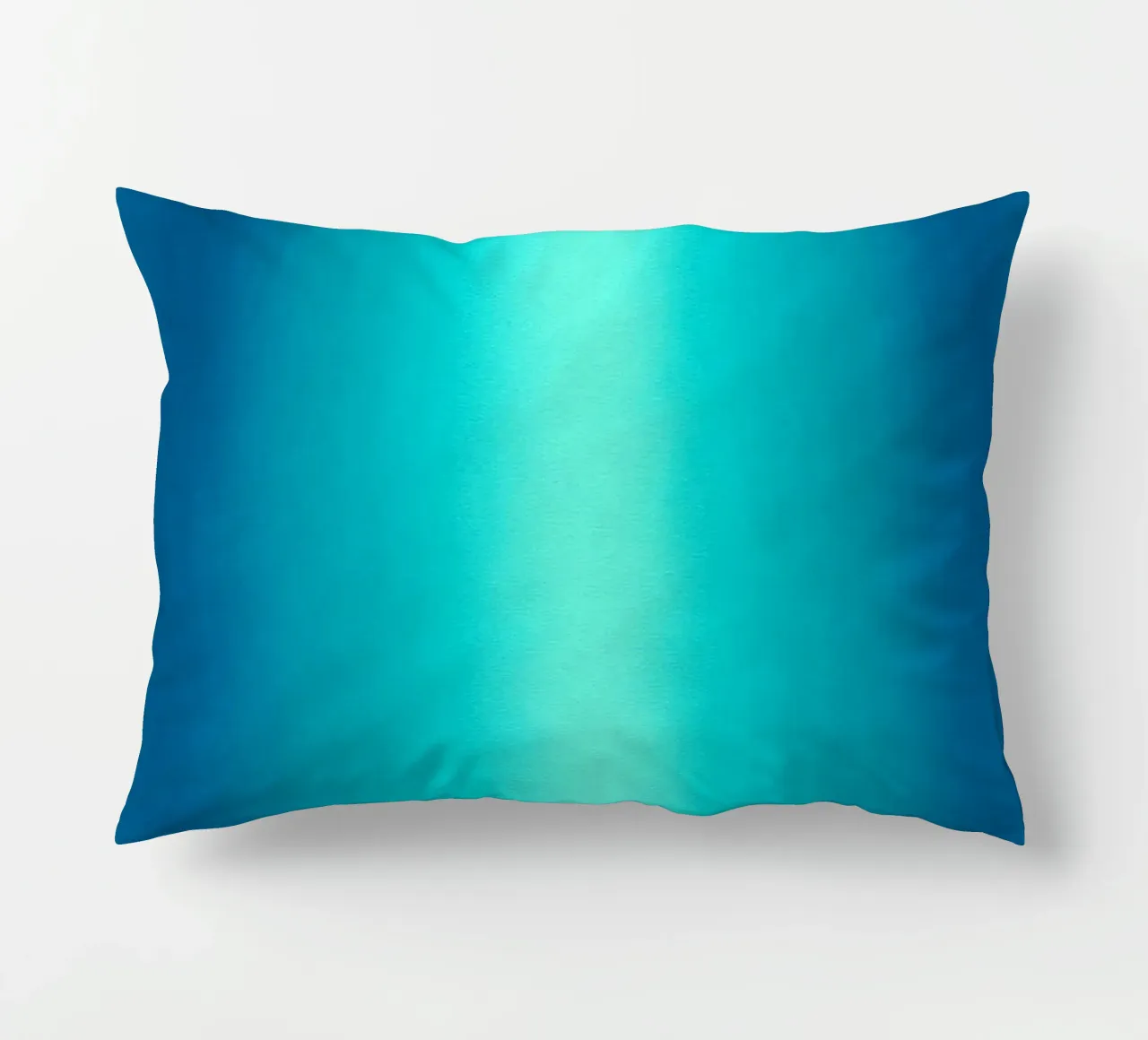 Gradient Glow Art - Centro di luce in blu e turchese cuscino da SMPLE