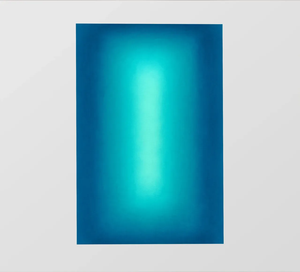 Gradient Glow Art - Centro di luce in blu e turchese pellicola backlit da SMPLE