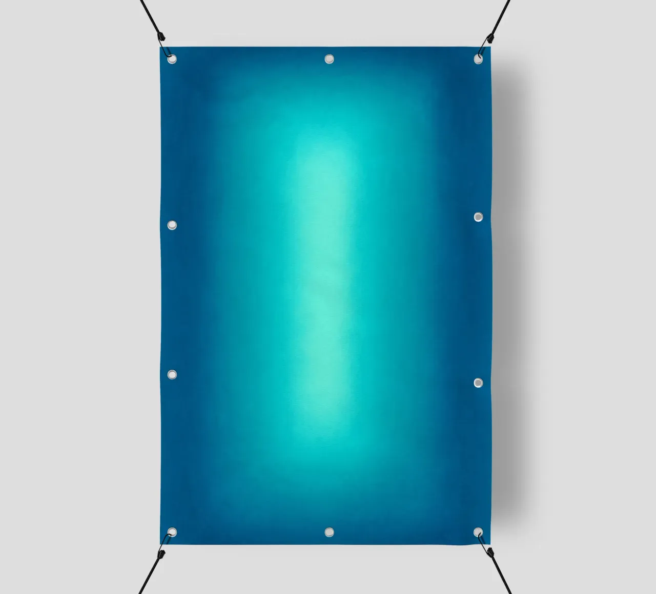 Gradient Glow Art - Centro di luce in blu e turchese telo in pvc da SMPLE
