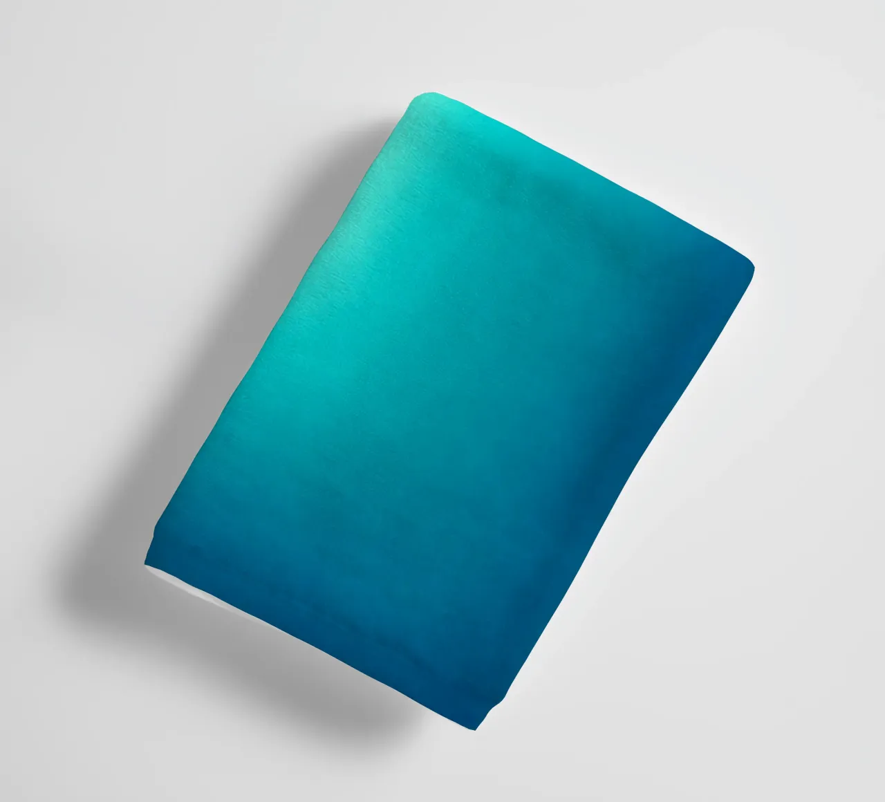 Gradient Glow Art - Centro di luce in blu e turchese asciugamano da bagno da SMPLE