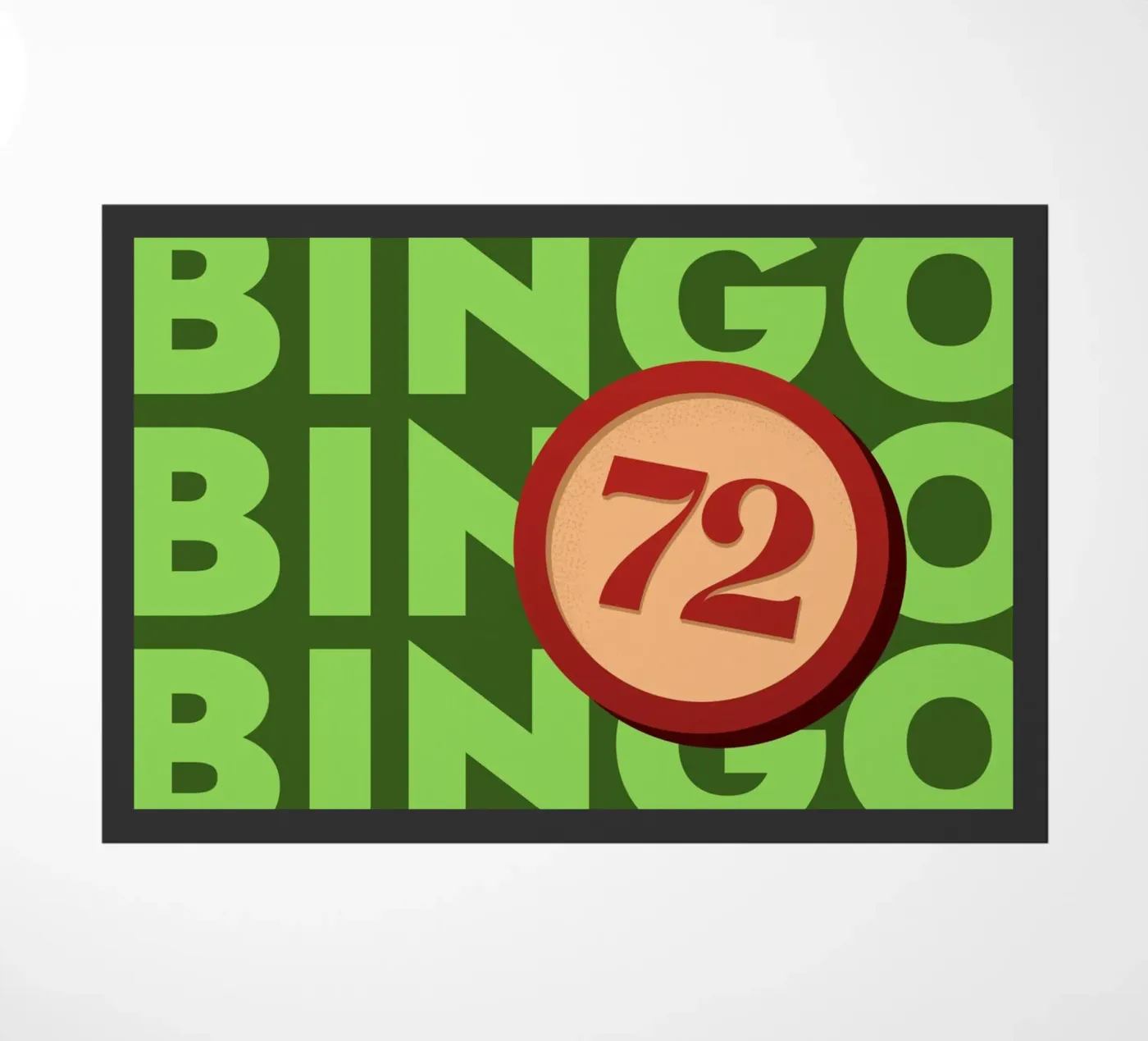 Bingo! doormat by AchtNegen