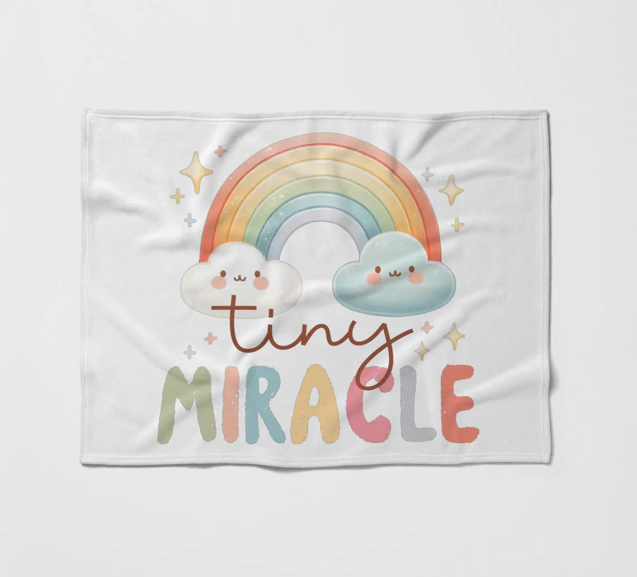 Tiny Miracle Design coperta in pile da Whiskers & Ink Kreations