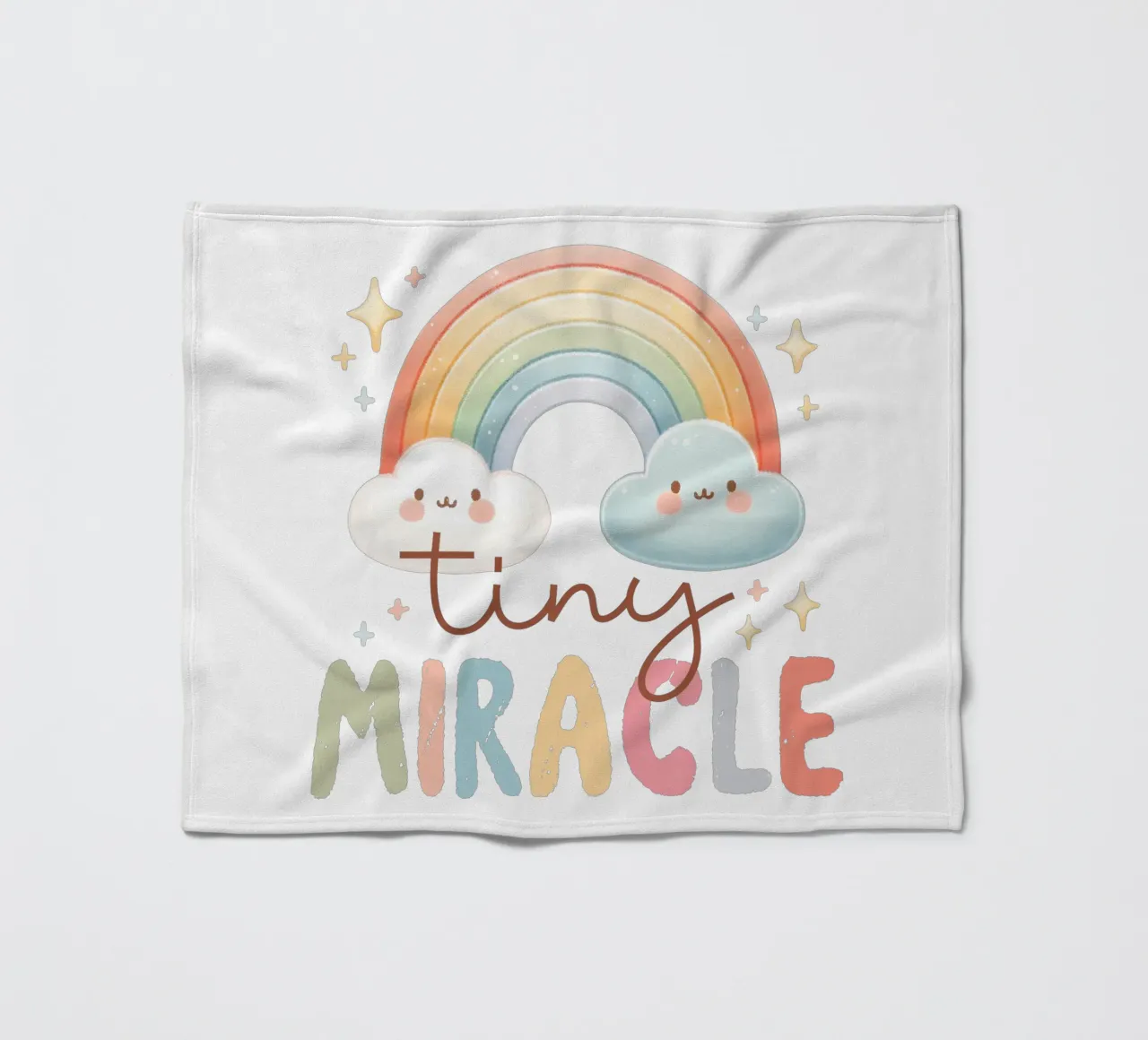 Tiny Miracle Design coperta in pile da Whiskers & Ink Kreations