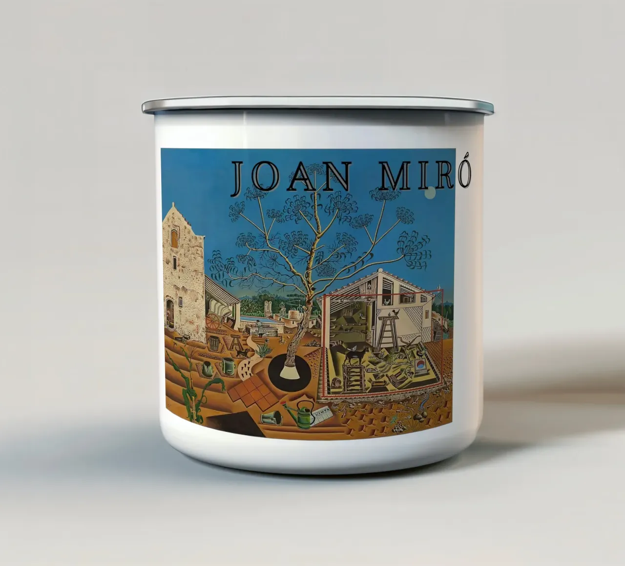 Joan Miro art 2 tazza in smalto da domherrick1