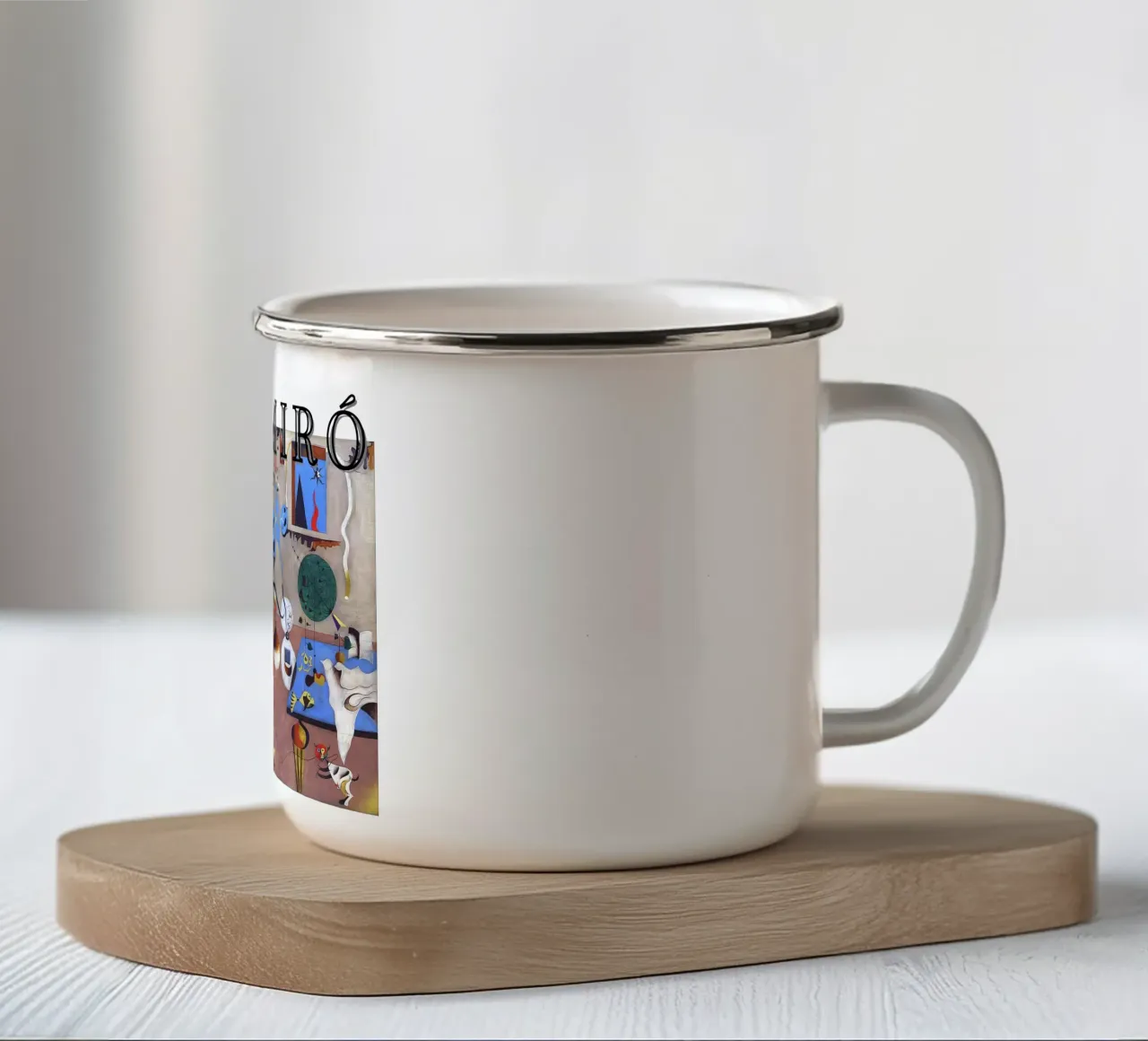Joan Miro 3 tazza in smalto da domherrick1