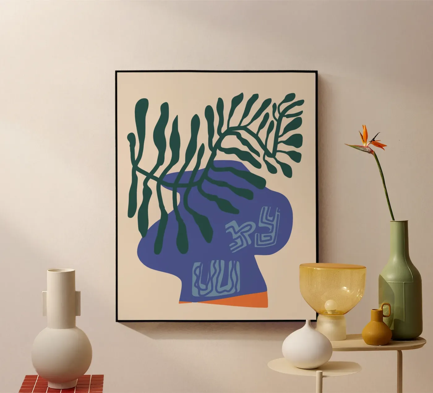 Greek vase plexiglass da Little Dean