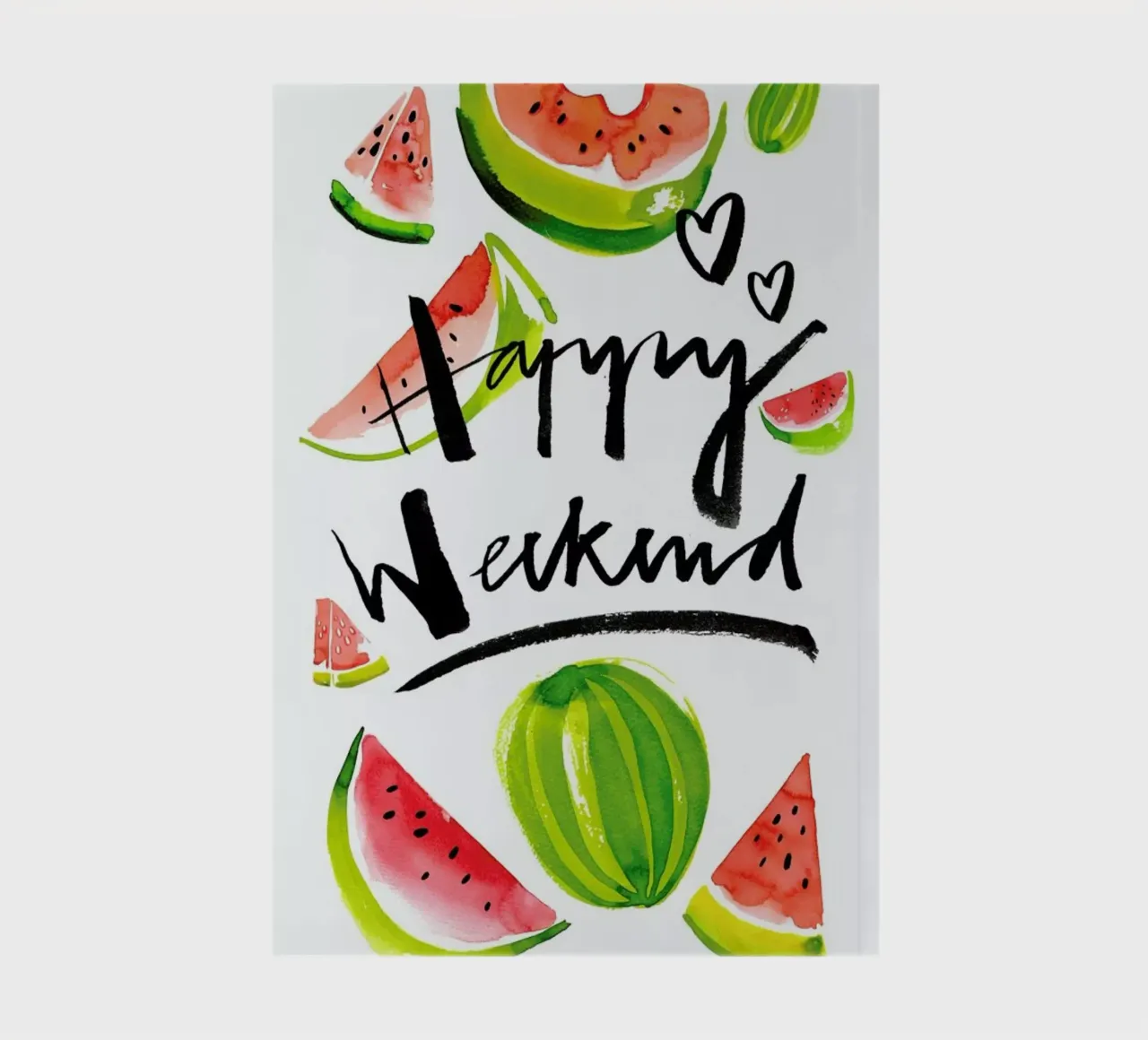 Happy Weekend notebook by Ekaterina Koroleva