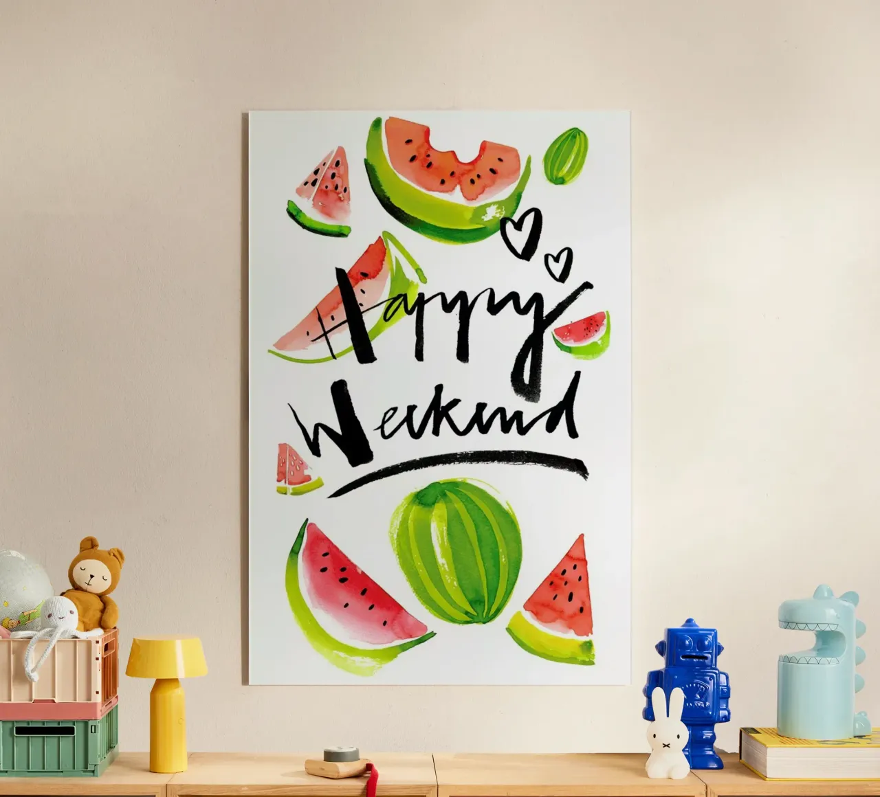 Happy Weekend plexiglass da Ekaterina Koroleva