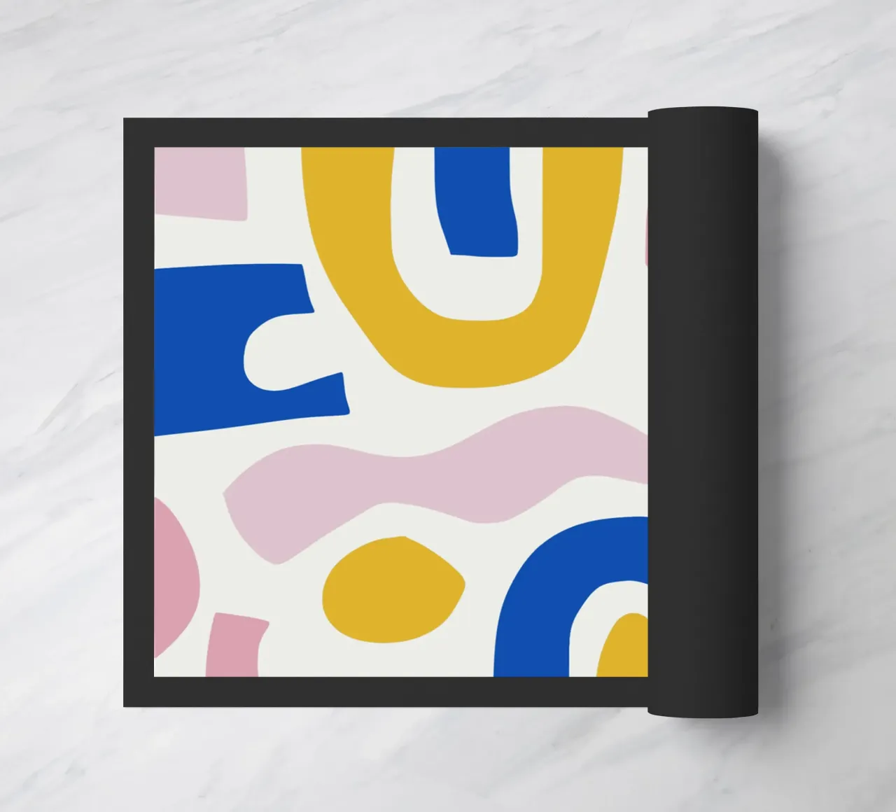 Shape puzzle doormat by Little Dean