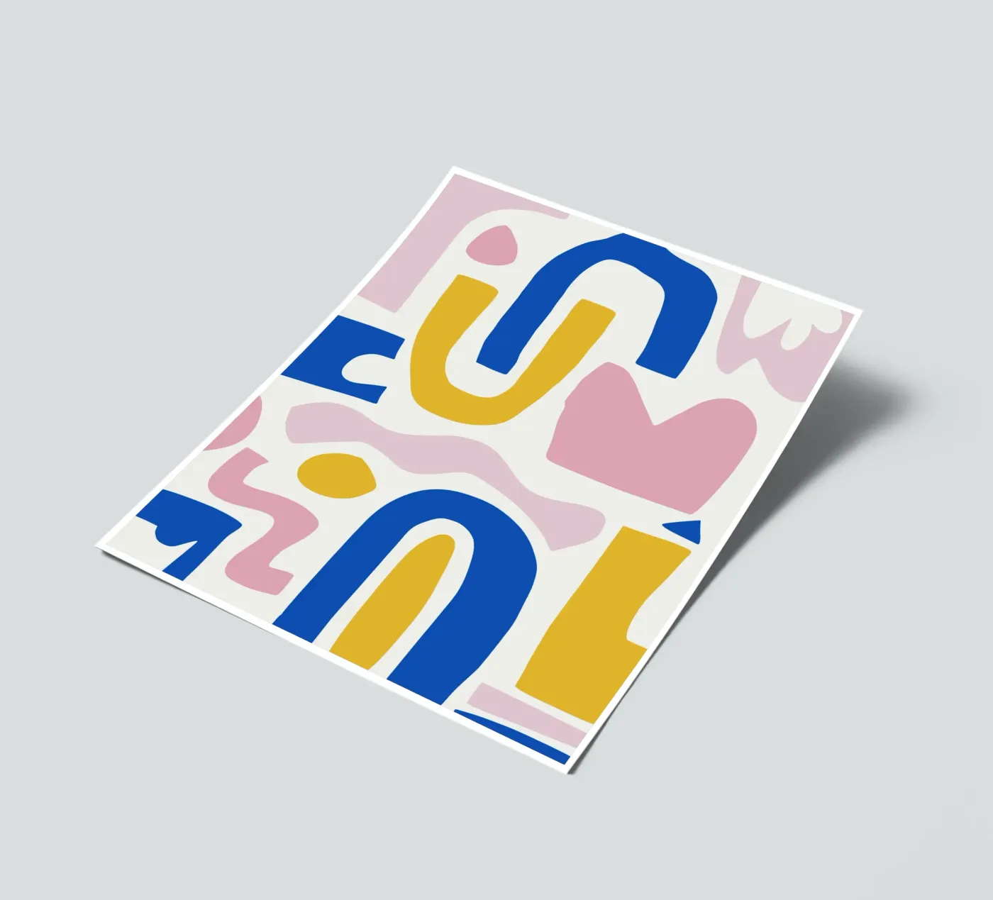 Shape puzzle sticker sheet by Little Dean