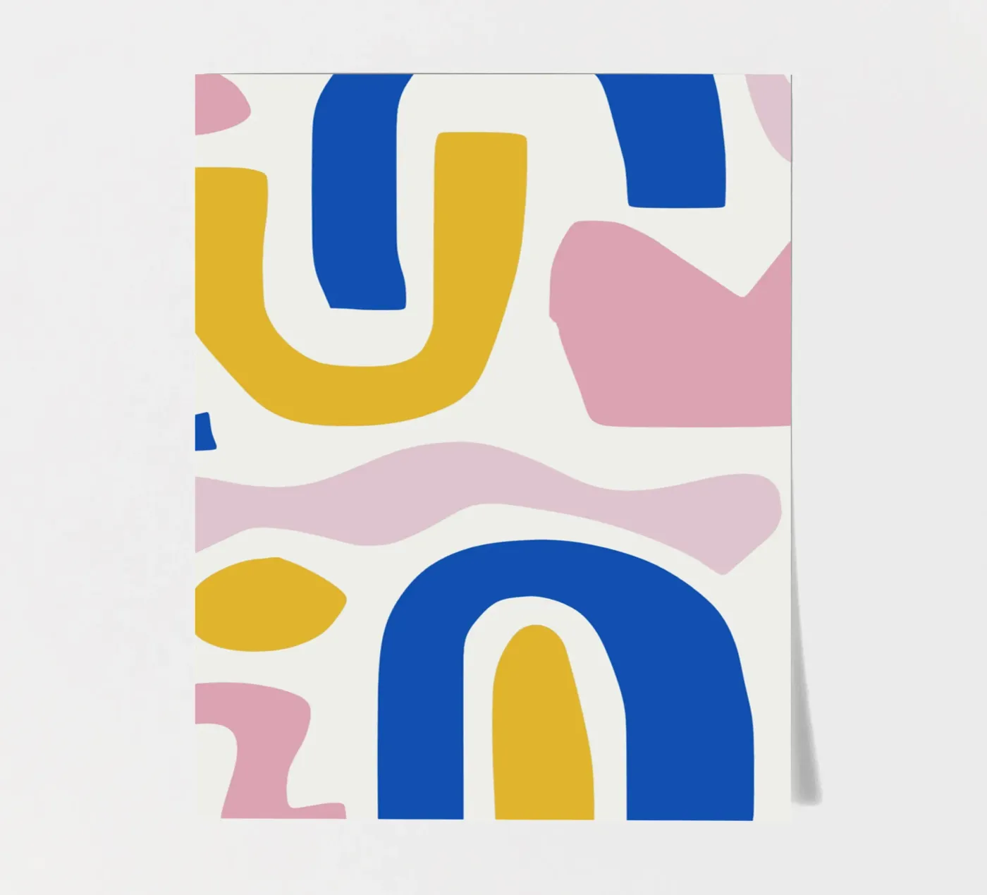 Shape puzzle sticker sheet by Little Dean