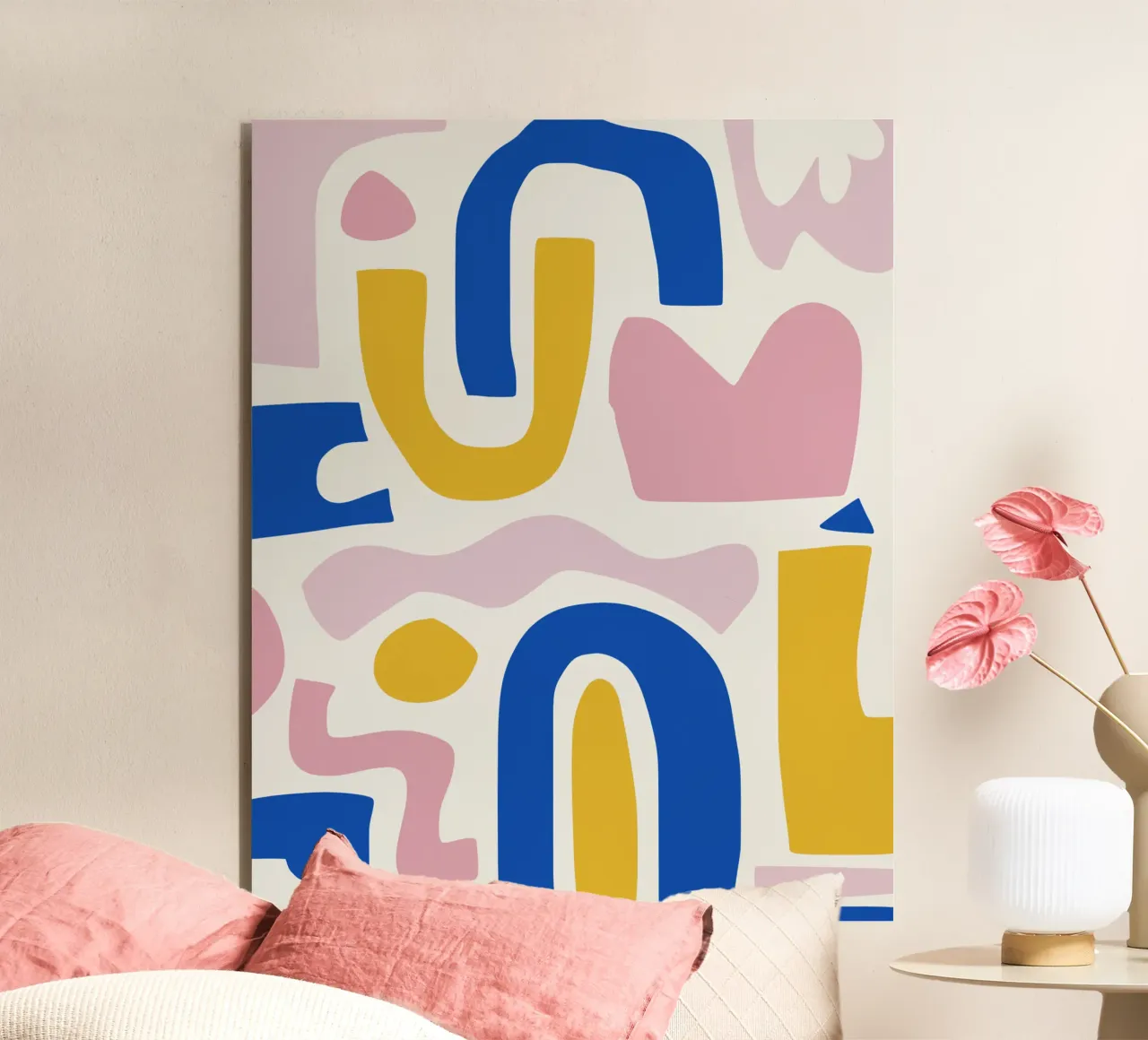 Puzzle di forme alluminio dibond da Little Dean
