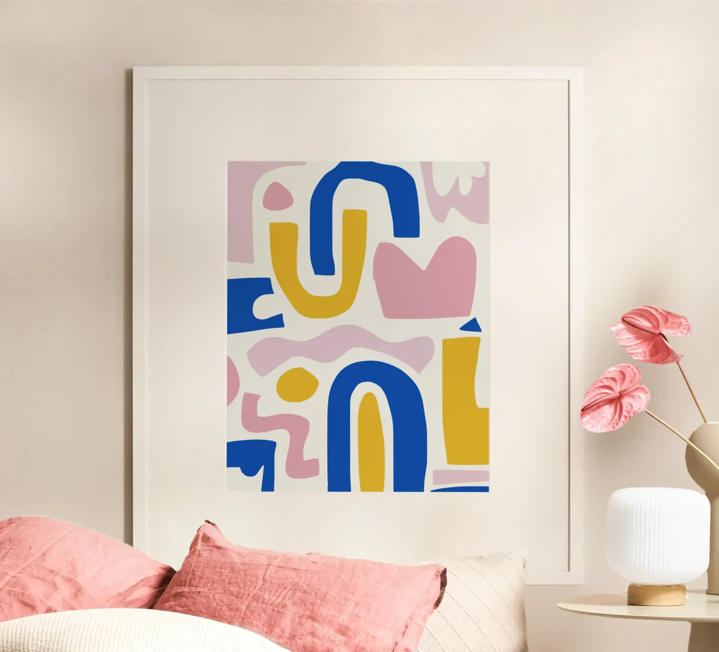 Shape puzzle poster van Little Dean