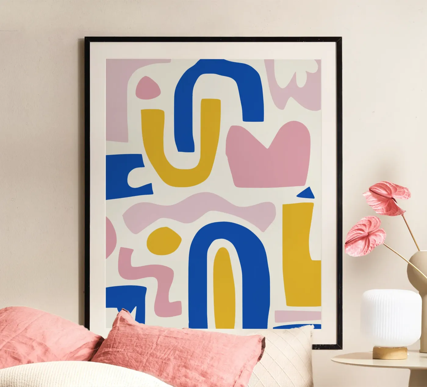 Shape puzzle poster van Little Dean