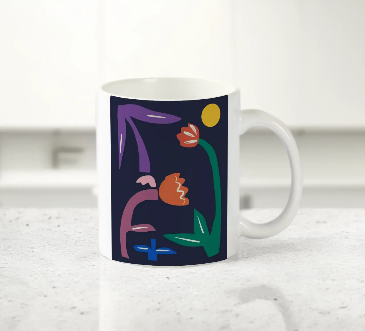 Puzzle di fiori tazza in ceramica da Little Dean