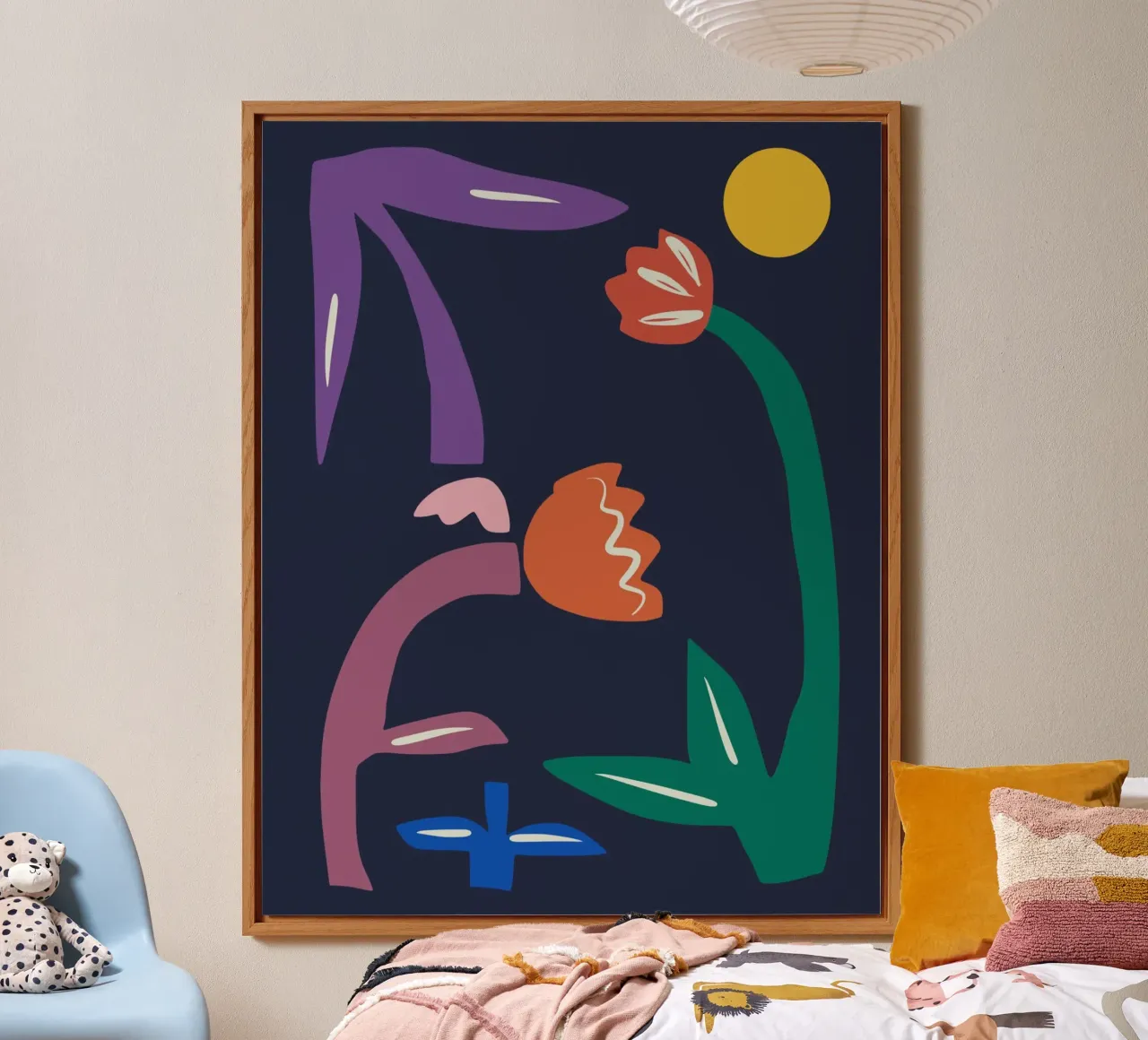 Puzzle di fiori alluminio dibond da Little Dean