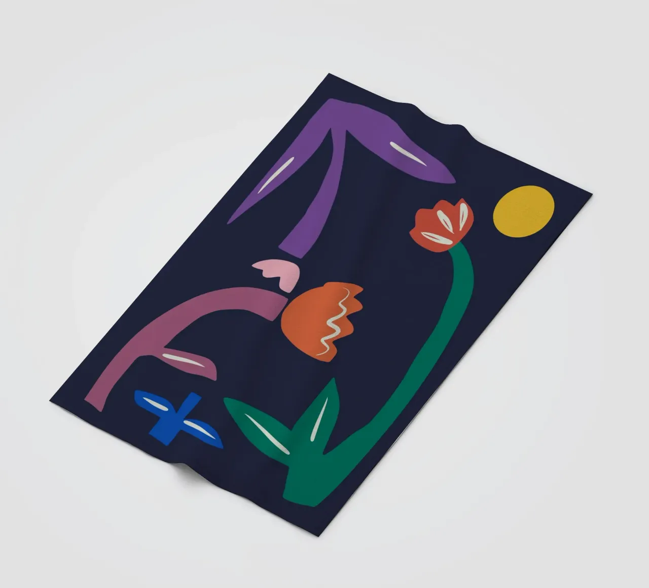 Puzzle di fiori coperta in pile da Little Dean