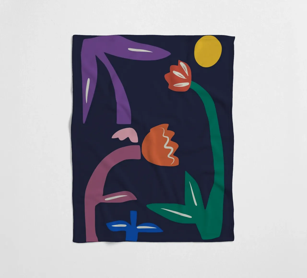 Puzzle di fiori coperta in pile da Little Dean