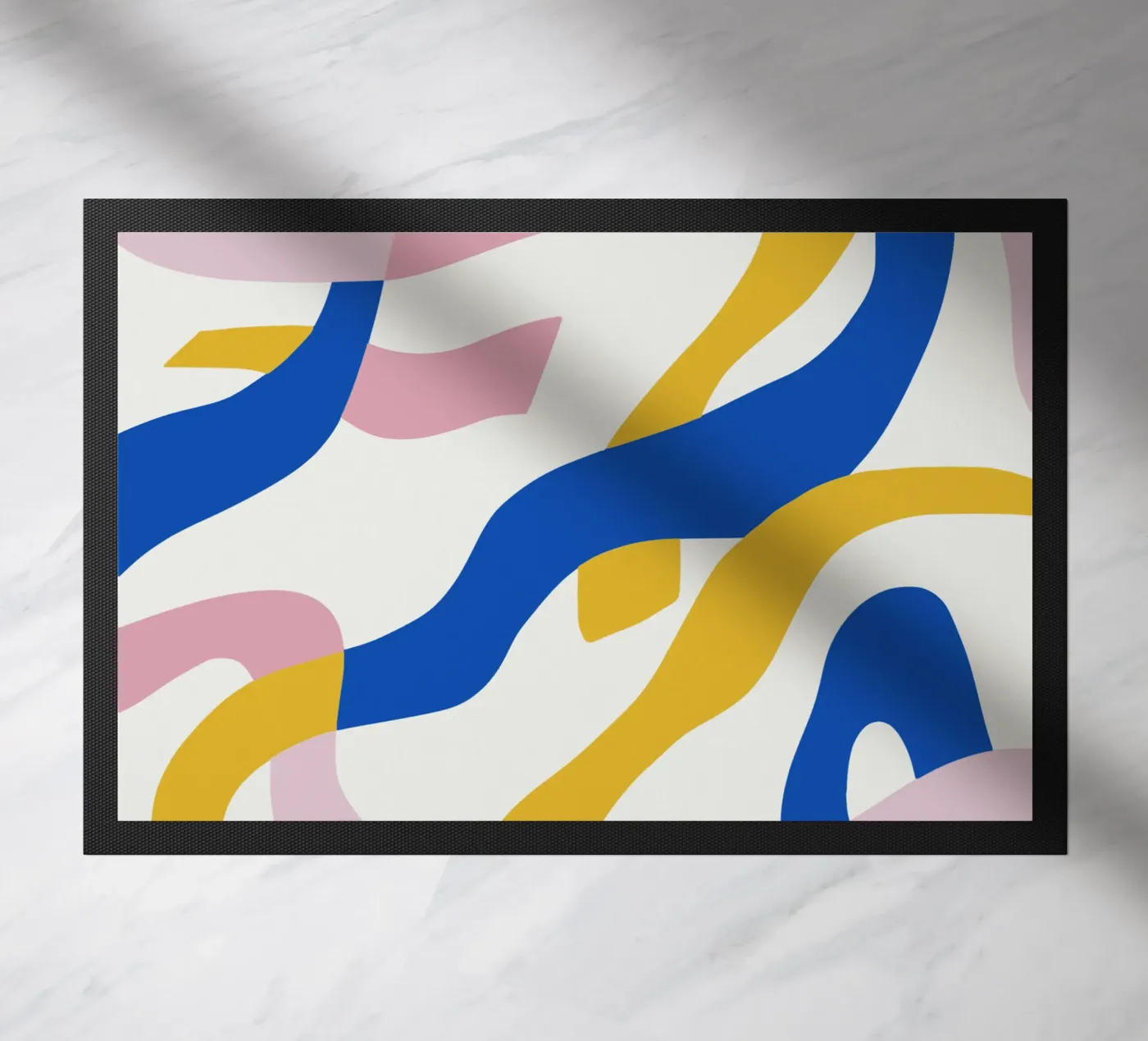 Ribbon strips deurmat van Little Dean