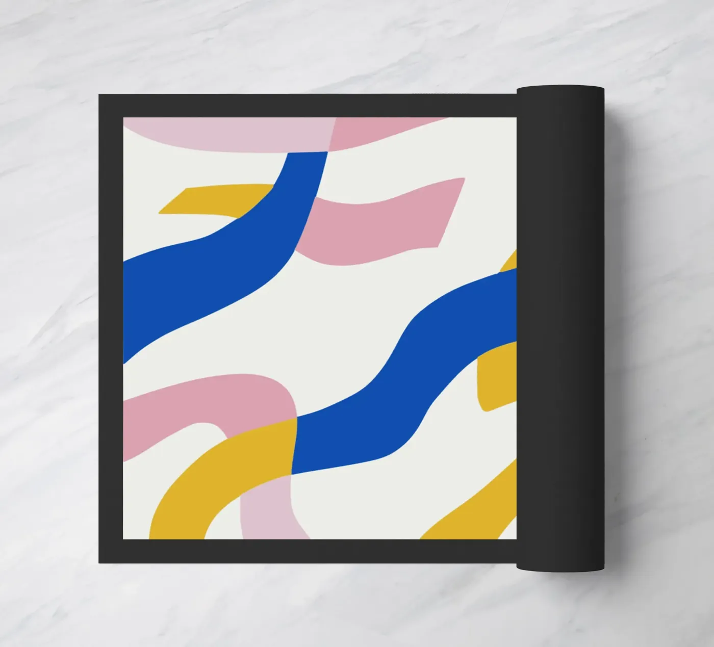 Ribbon strips deurmat van Little Dean