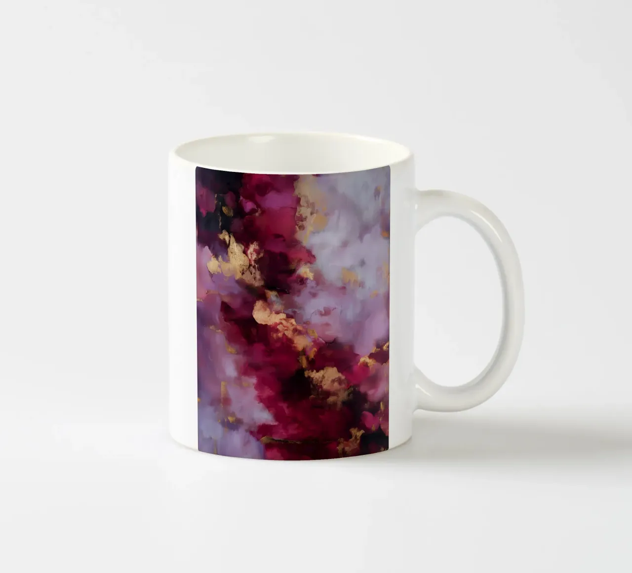 Pennellate d'oro tazza in ceramica da Carinaprint