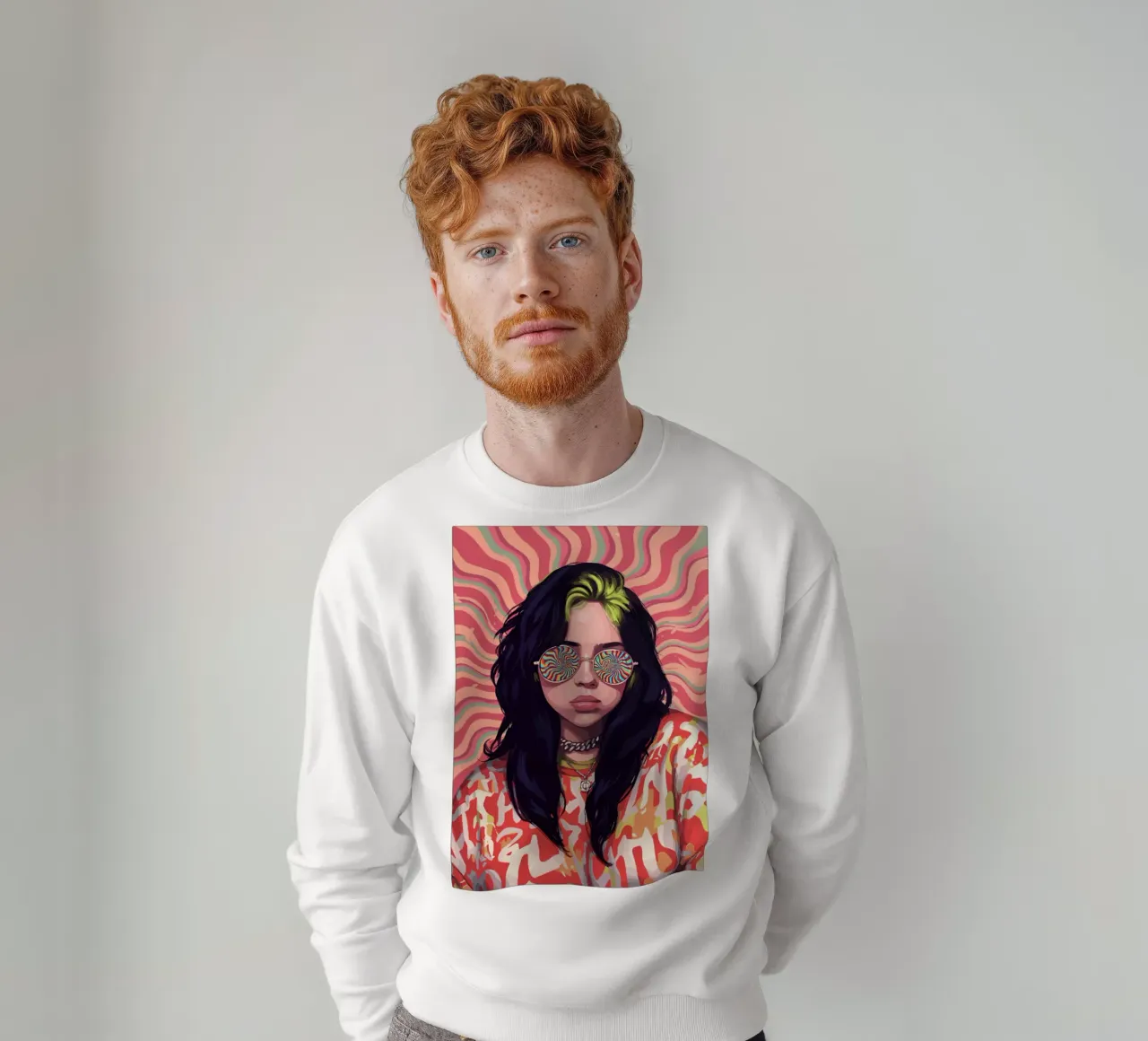 Billie Eilish - Stile Vintage Classico felpa da igoshartwrks