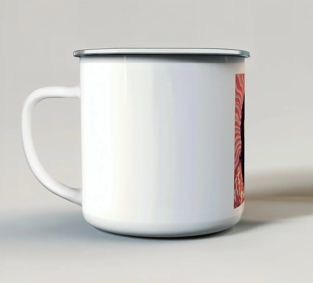 Billie Eilish - Stile Vintage Classico tazza in smalto da igoshartwrks