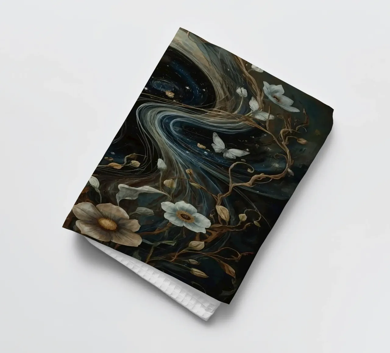 Vortice cosmico con Flora e Fauna canovaccio da cucina da DesignDoodle