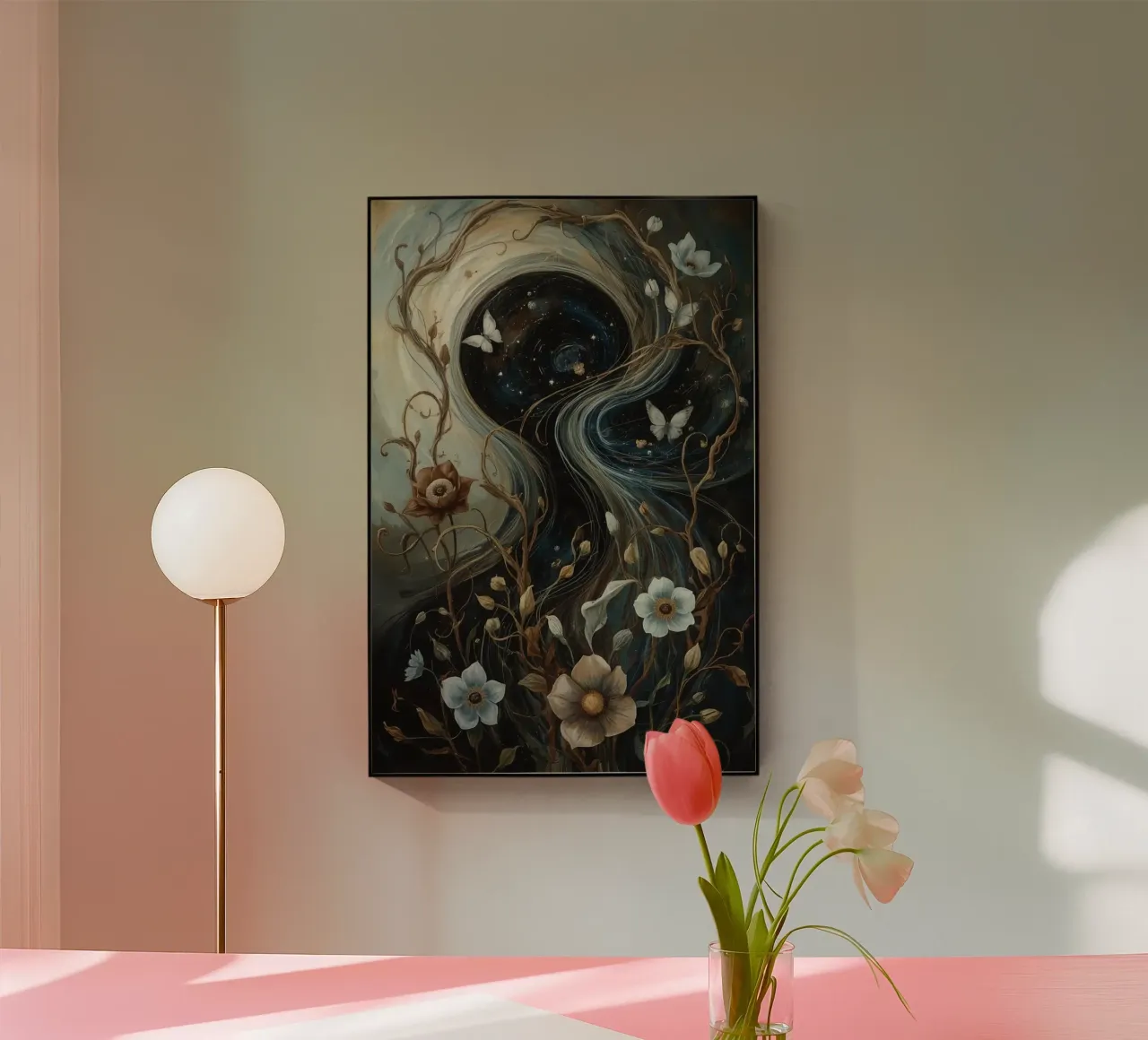 Vortice cosmico con Flora e Fauna plexiglass da DesignDoodle
