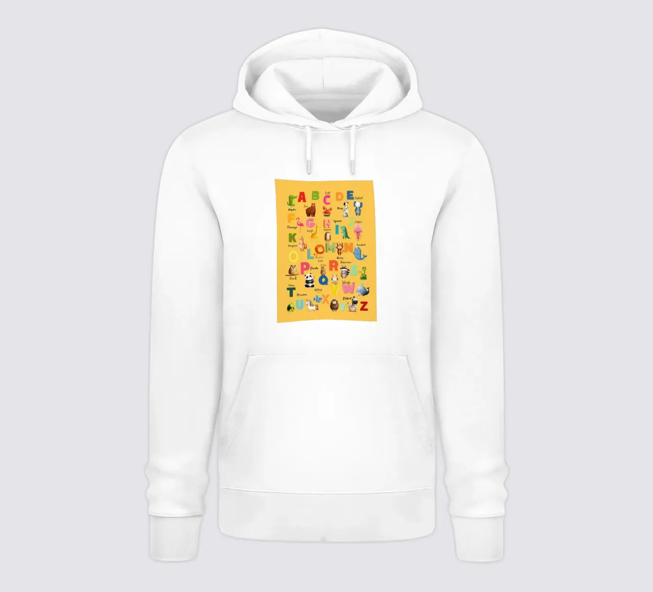 Alphabet Zoo felpa con cappuccio da Kiara